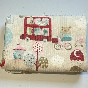 Kids Cotton Quilt 58x80 Animal Hot Air Balloon Blanket Playmat Nursery Bedding